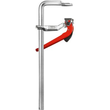 Lever clamp with reversed clamping lever SGHS
