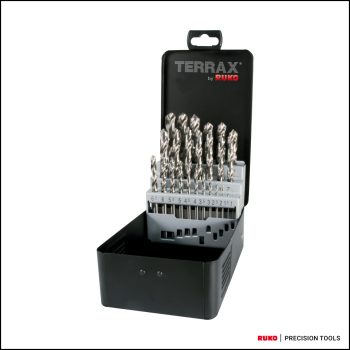 Twist drill set DIN 338 type N, HSS-G - 25 pcs.