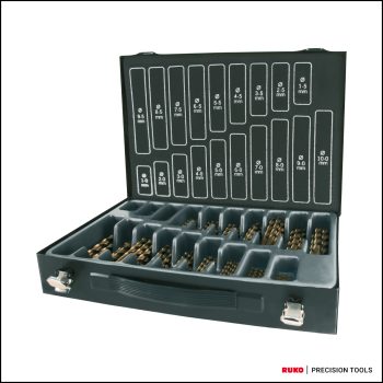 Twist drill set DIN 338 type N, HSSE-Co 5 in magazine - 170 pcs.