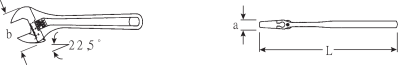 Skiftenøkkel nr. 4025 - Bilde 2