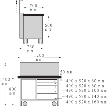 Mobil arbeidsbenk nr. 96/3 - Bilde 2