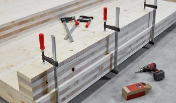 Heavy duty screw clamp with wooden handle TGKR - Bilde 2