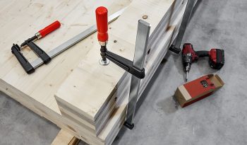 Heavy duty screw clamp with wooden handle TGKR - Bilde 3