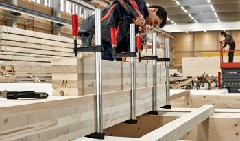 Heavy duty screw clamp with wooden handle TKPN-BE - Bilde 3