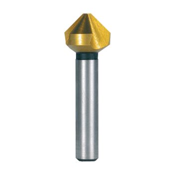 Taper and deburring countersinker DIN 335 type C 90° HSS-TiN, ground