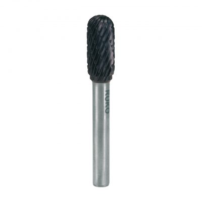 Tungsten carbide rotary burr TiCN shape C oval (WRC)