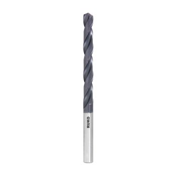Solid TC twist drills DIN 338 type N TiAIN coated
